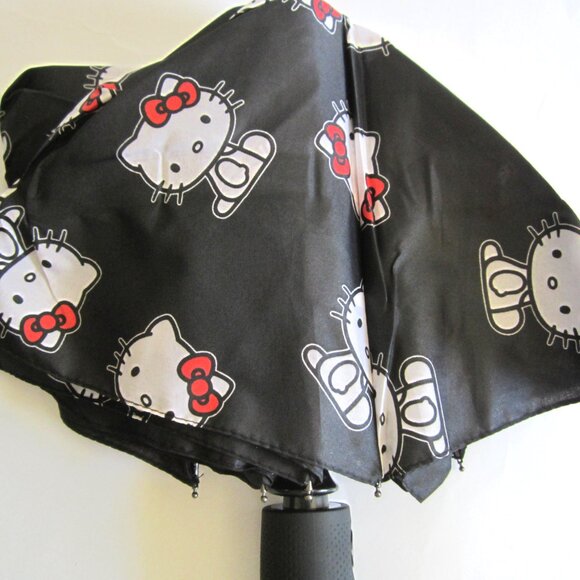 Hello Kitty Sanrio Black Umbrella - Picture 4 of 6